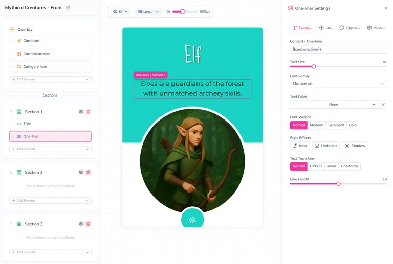Visual Template Builder